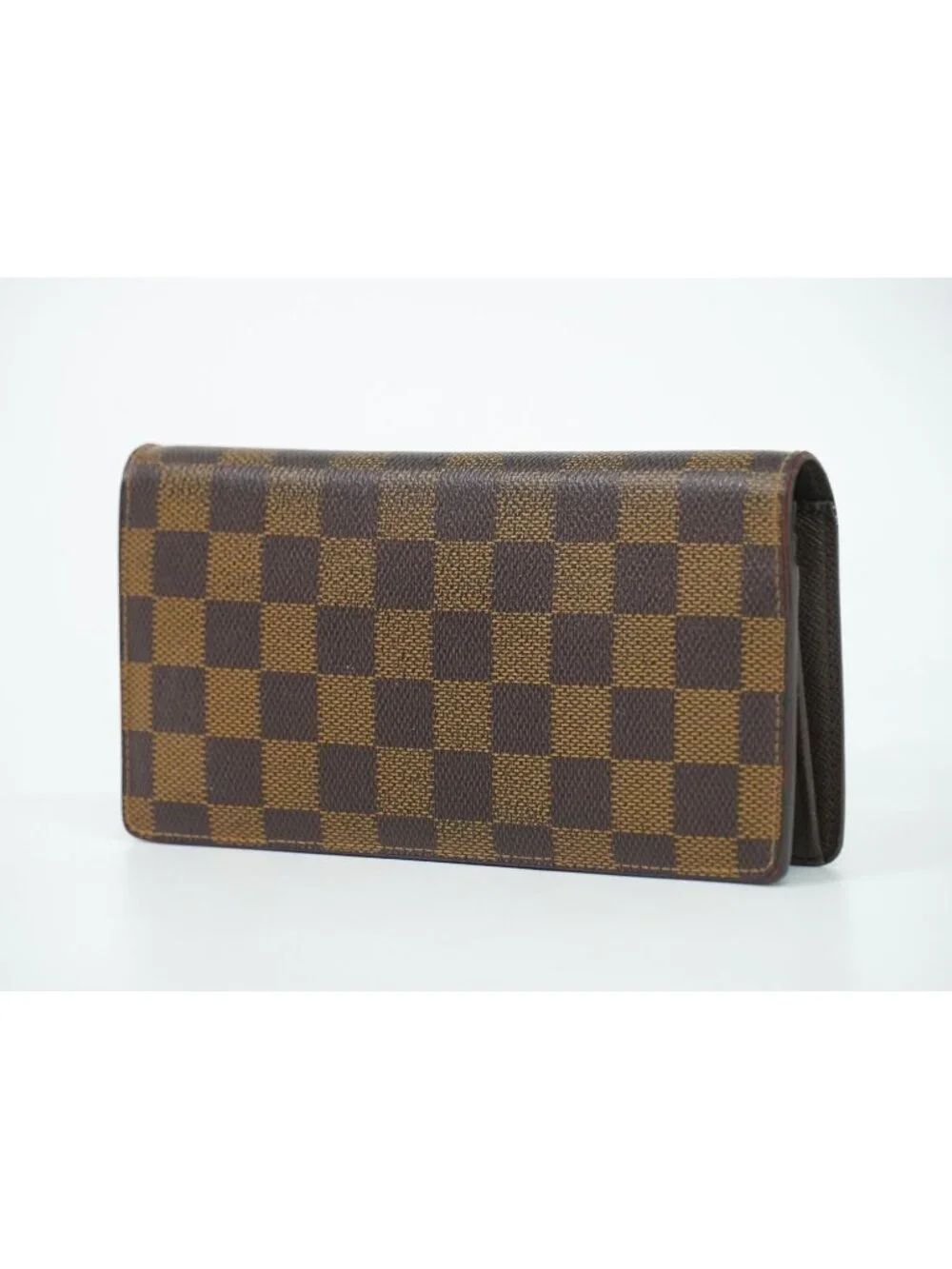 Louis Vuitton LV Portefeuille Brazza Damier Ebene Wallet Brown